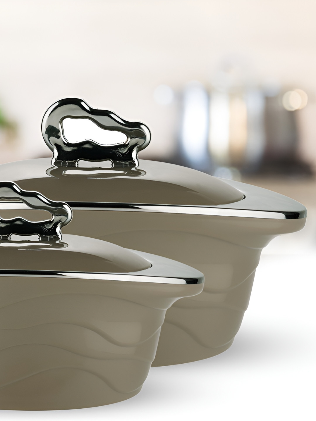 

Trueware Grey 2 Pieces Dishwasher Safe Food Casserole Set