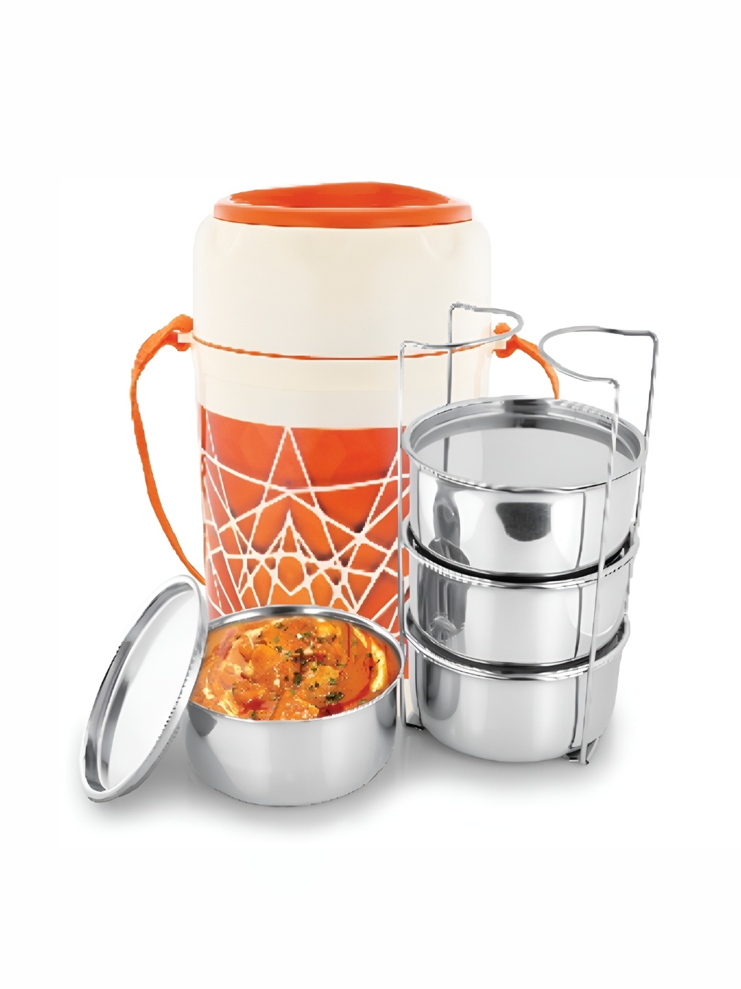 

Trueware Orange Dishwasher Safe Lunch Box 300 ml