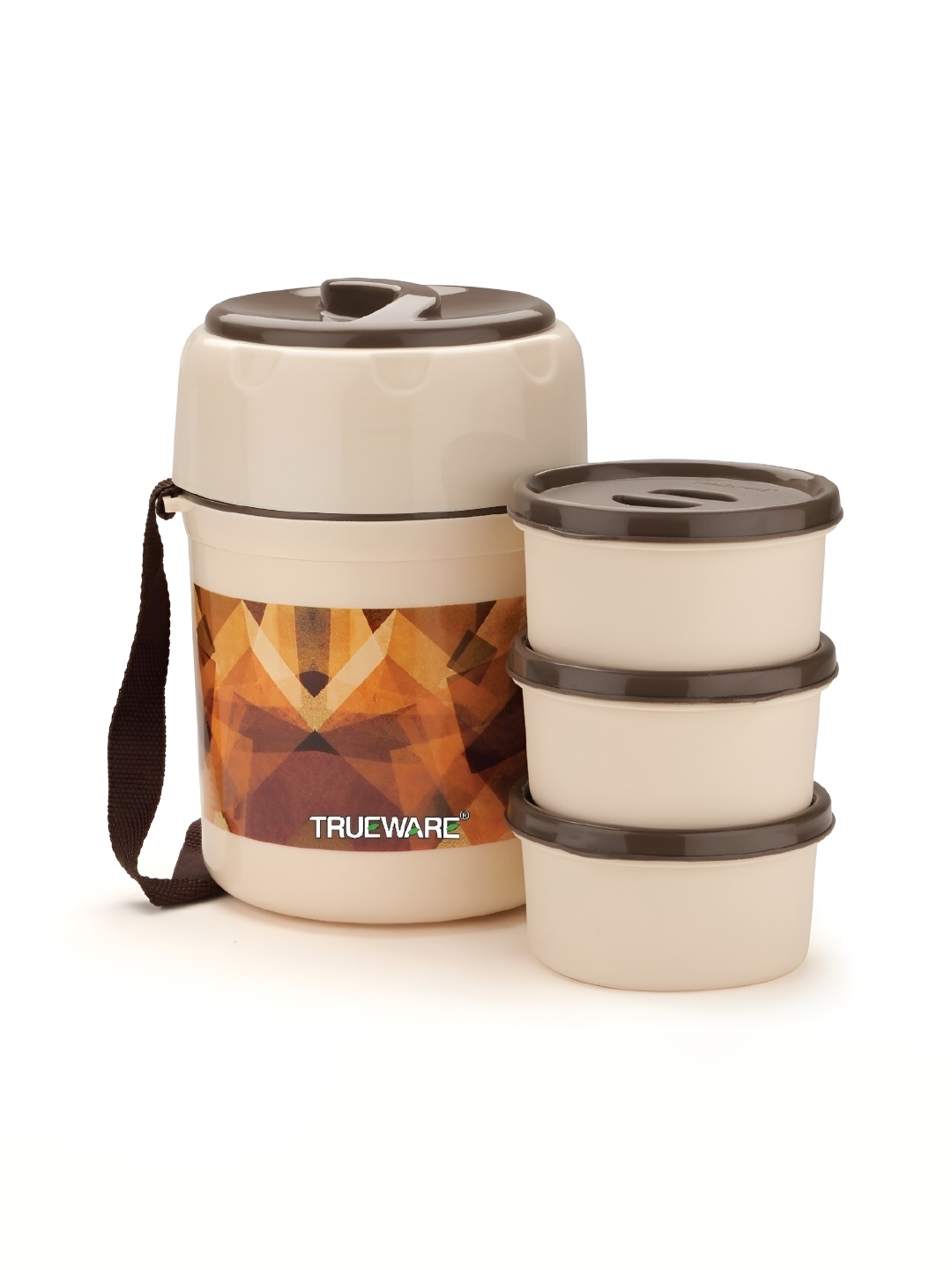 

Trueware Brown Dishwasher Safe Lunch Box 300 ml