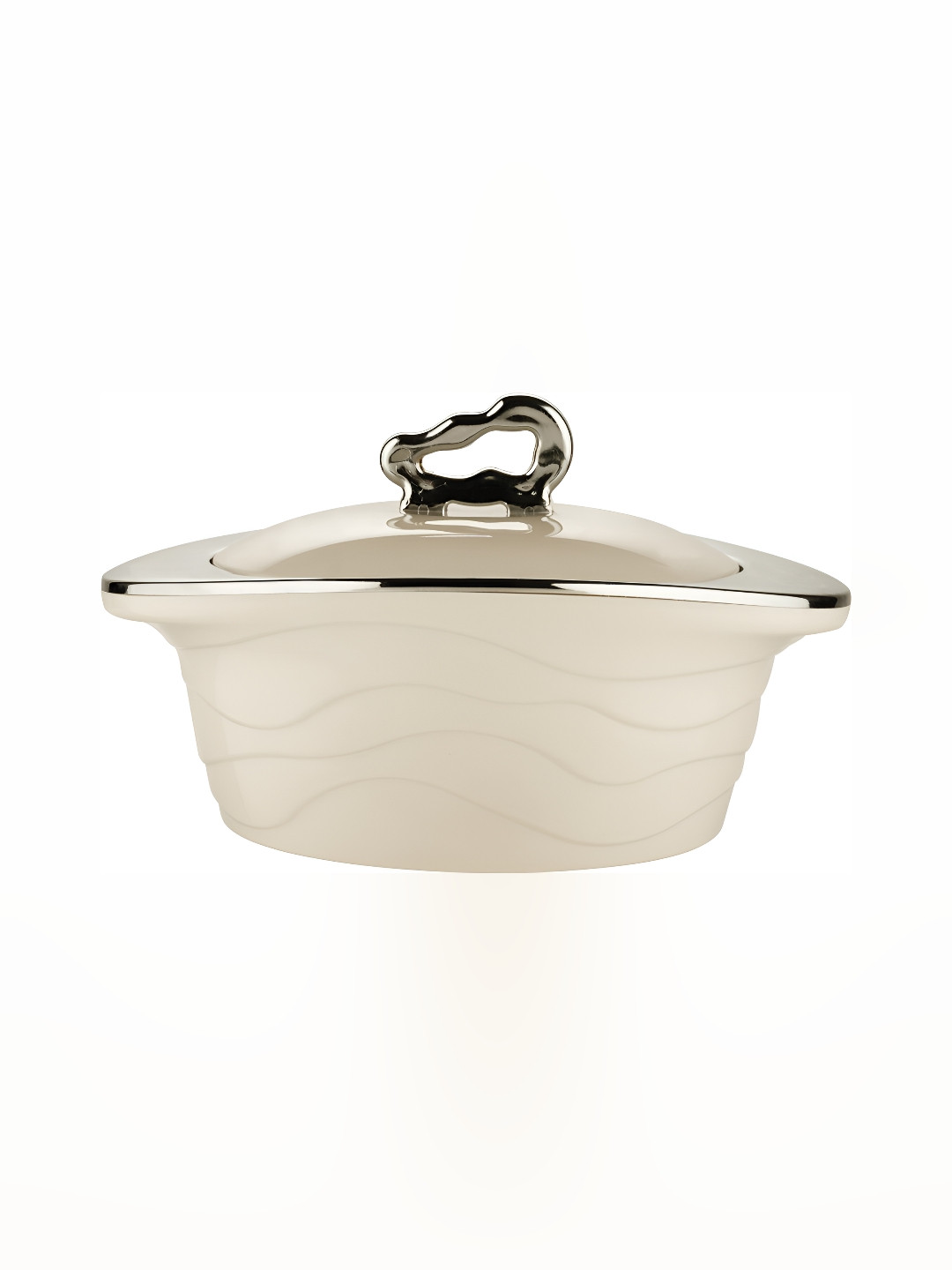 

Trueware White Stainless Steel Dishwasher Safe Casserole 750 ml
