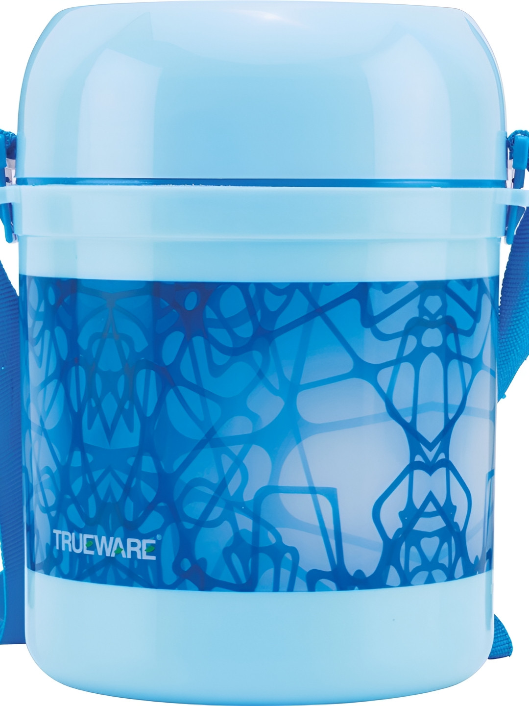 

Trueware Turquoise Blue 4 Pcs Stainless Steel Dishwasher Safe Lunch Box