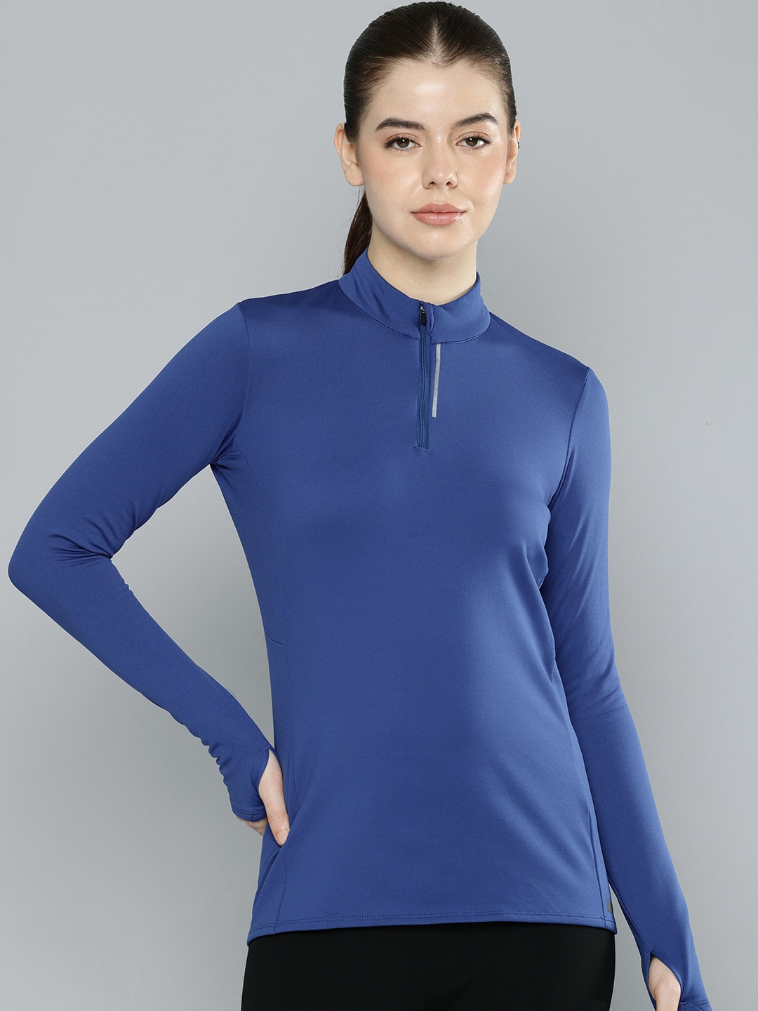 

Kalenji By Decathlon High Neck Running T-shirt, Blue