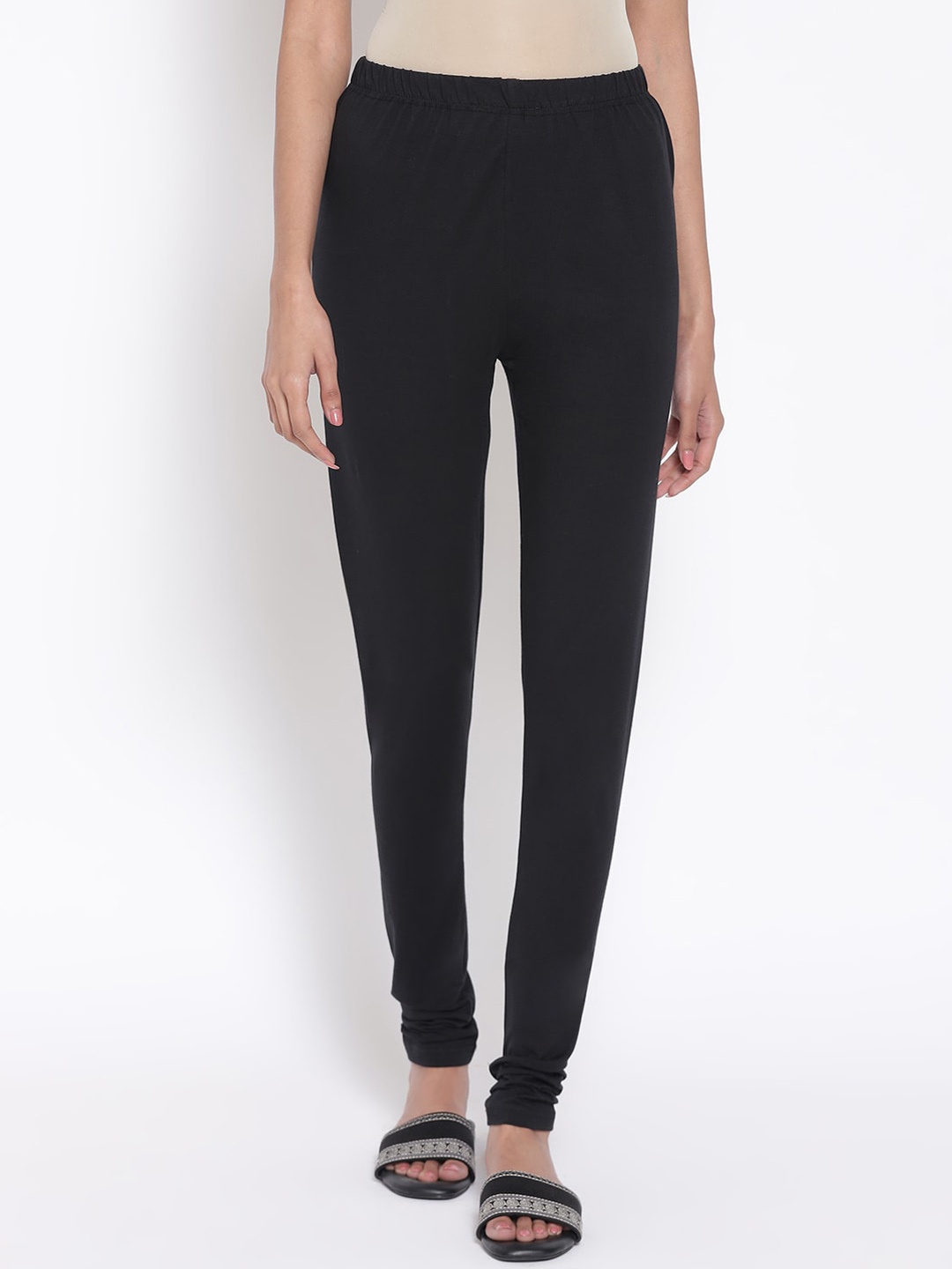 

AURELIA Churidar Length Leggings, Black