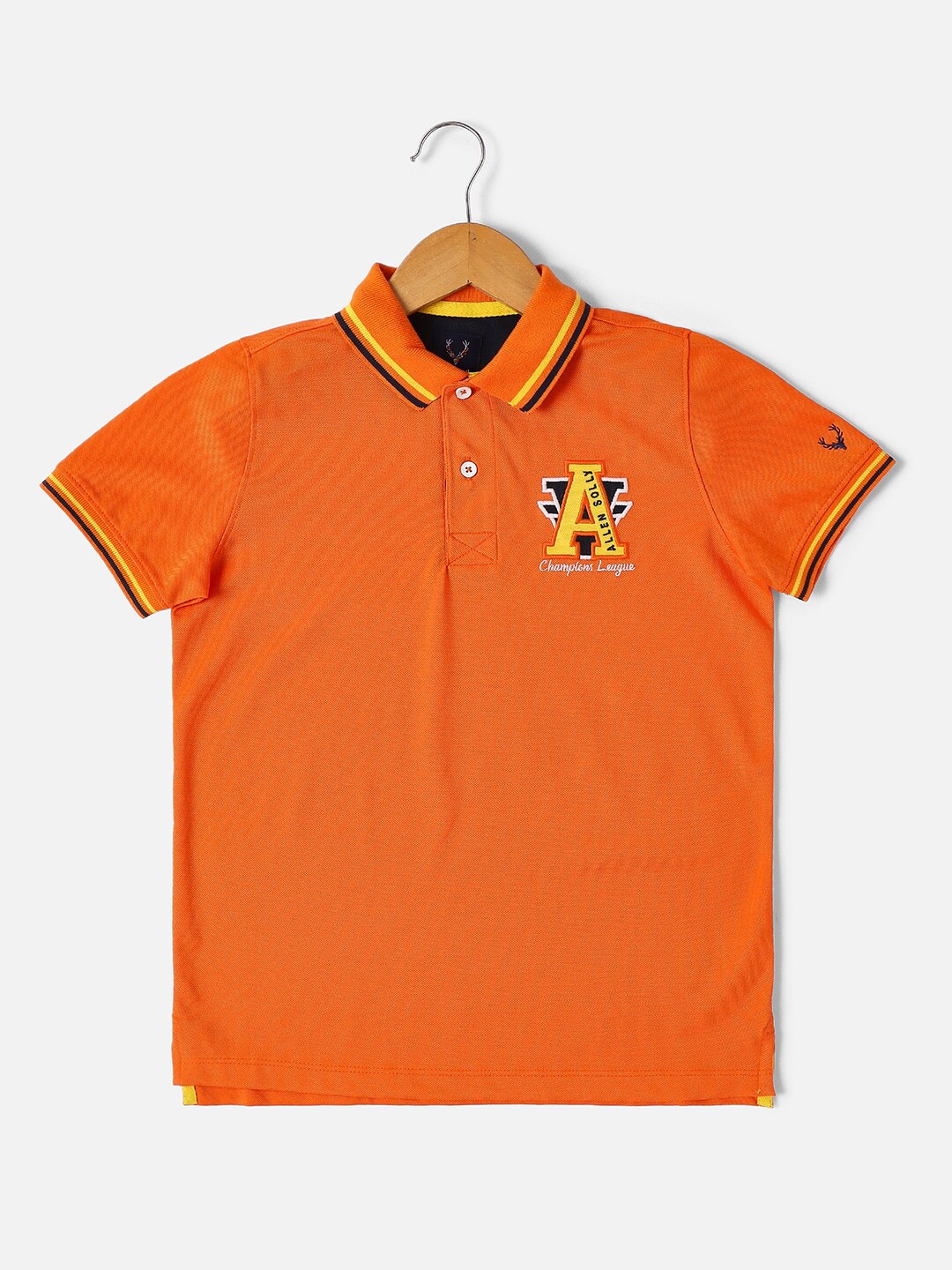 

Allen Solly Junior Boys Polo Collar Casual T-shirt, Orange