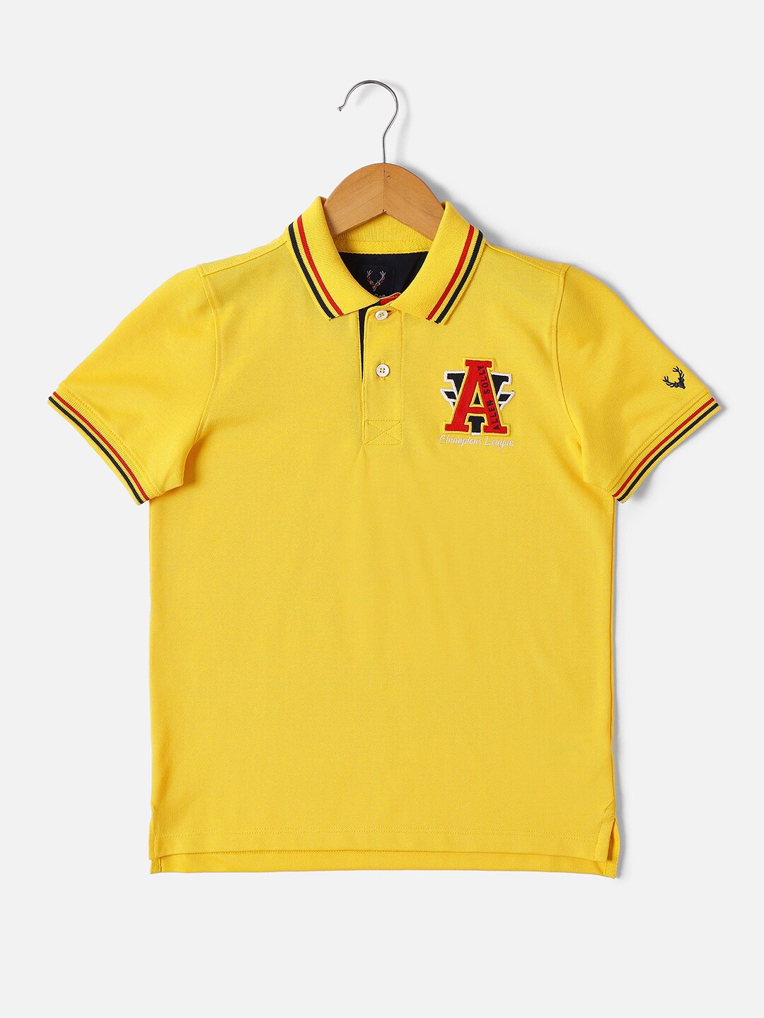 

Allen Solly Junior Boys Polo Collar Casual T-shirt, Yellow