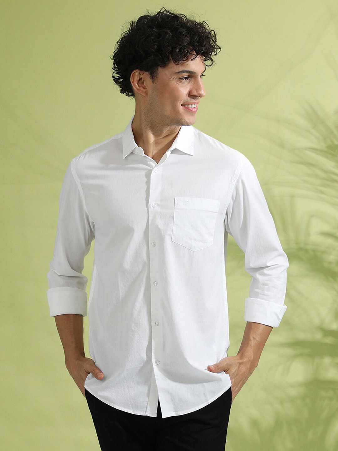 

Crocodile Comfort Casual Shirt, White