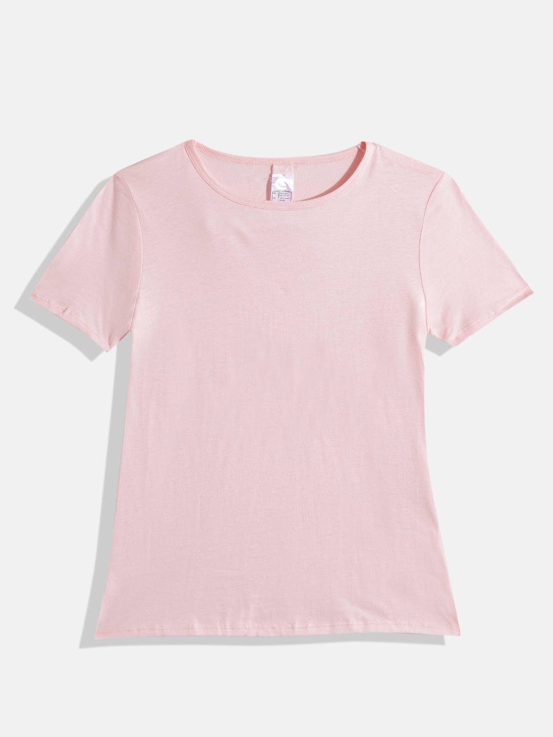 

Domyos By Decathlon Girls Solid Cotton T-shirt, Pink