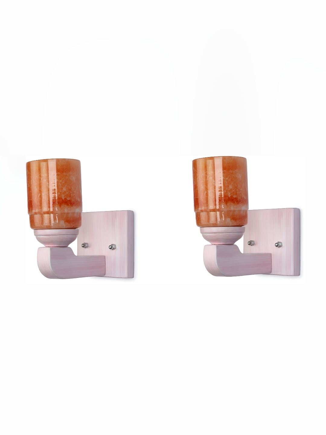 

1ST TIME Red 2 Pieces Glass Traditional Rectangle Shaped Wall Lamp