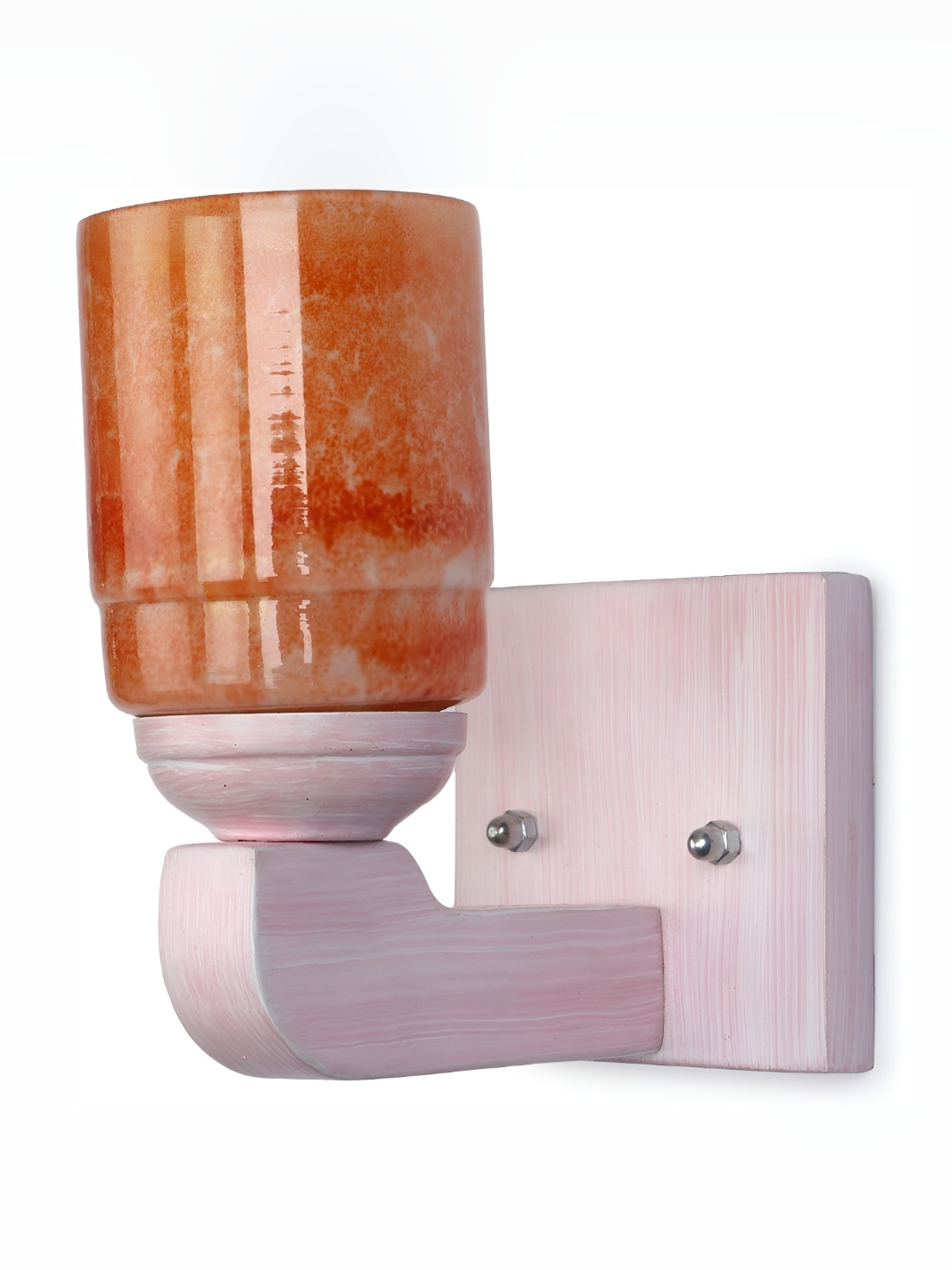 

1ST TIME Red Glass Traditional Cylinder Shaped Wall Lamp