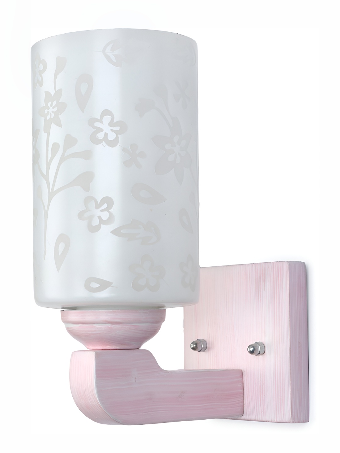 

1ST TIME White & Grey Printed Glass Traditional Rectangle Shaped Wall Lamp