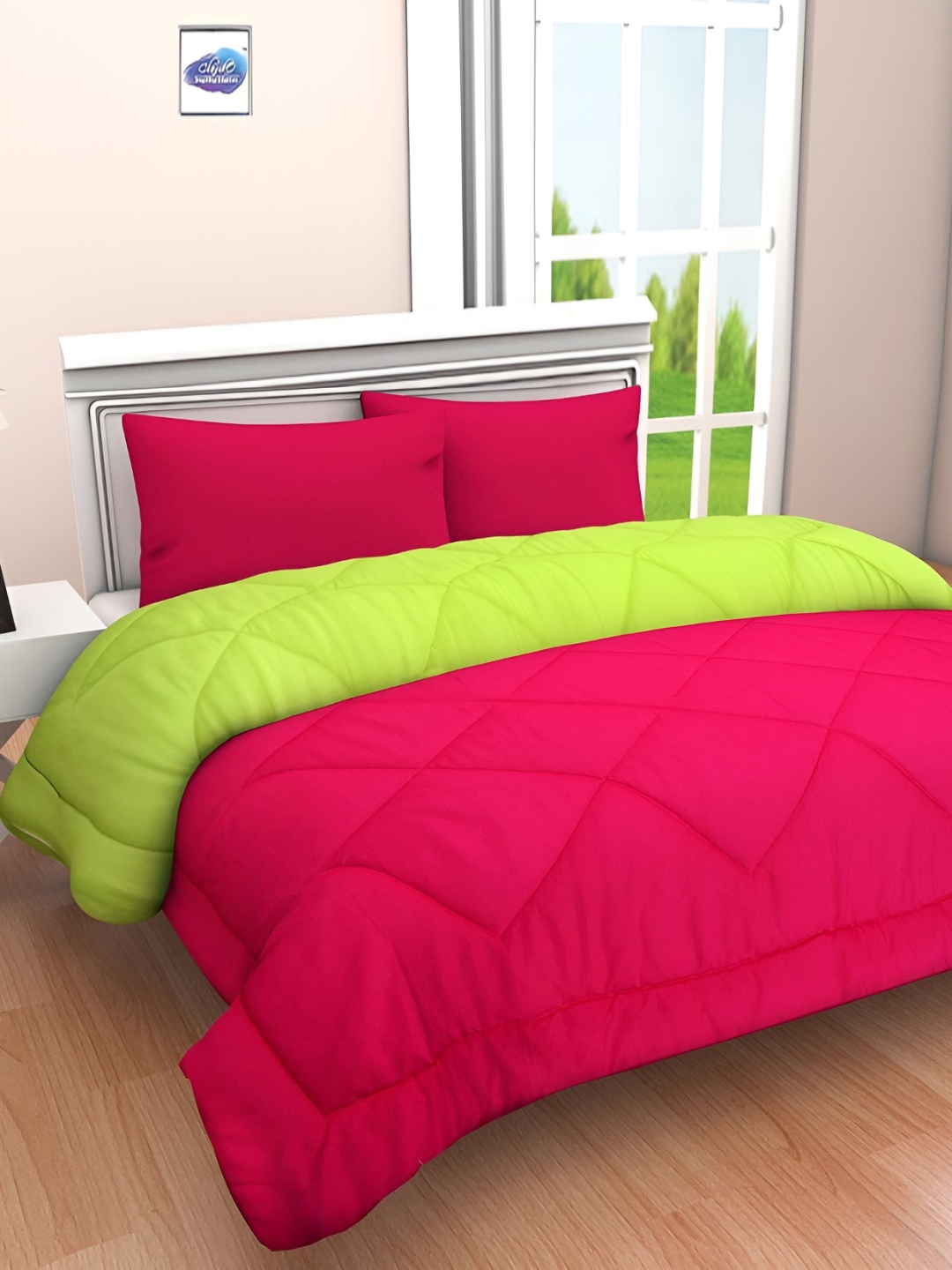 

RF RELAXFEEL Maroon Heavy Winter 233 GSM Single Bed Comforter