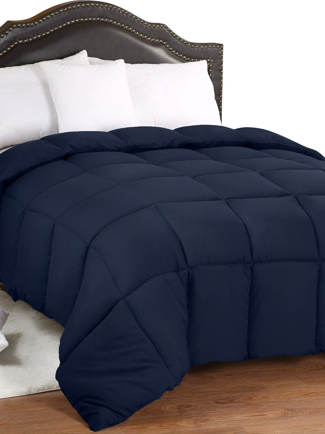 

RF RELAXFEEL Blue Microfiber Heavy Winter 233 GSM Single Bed Comforter