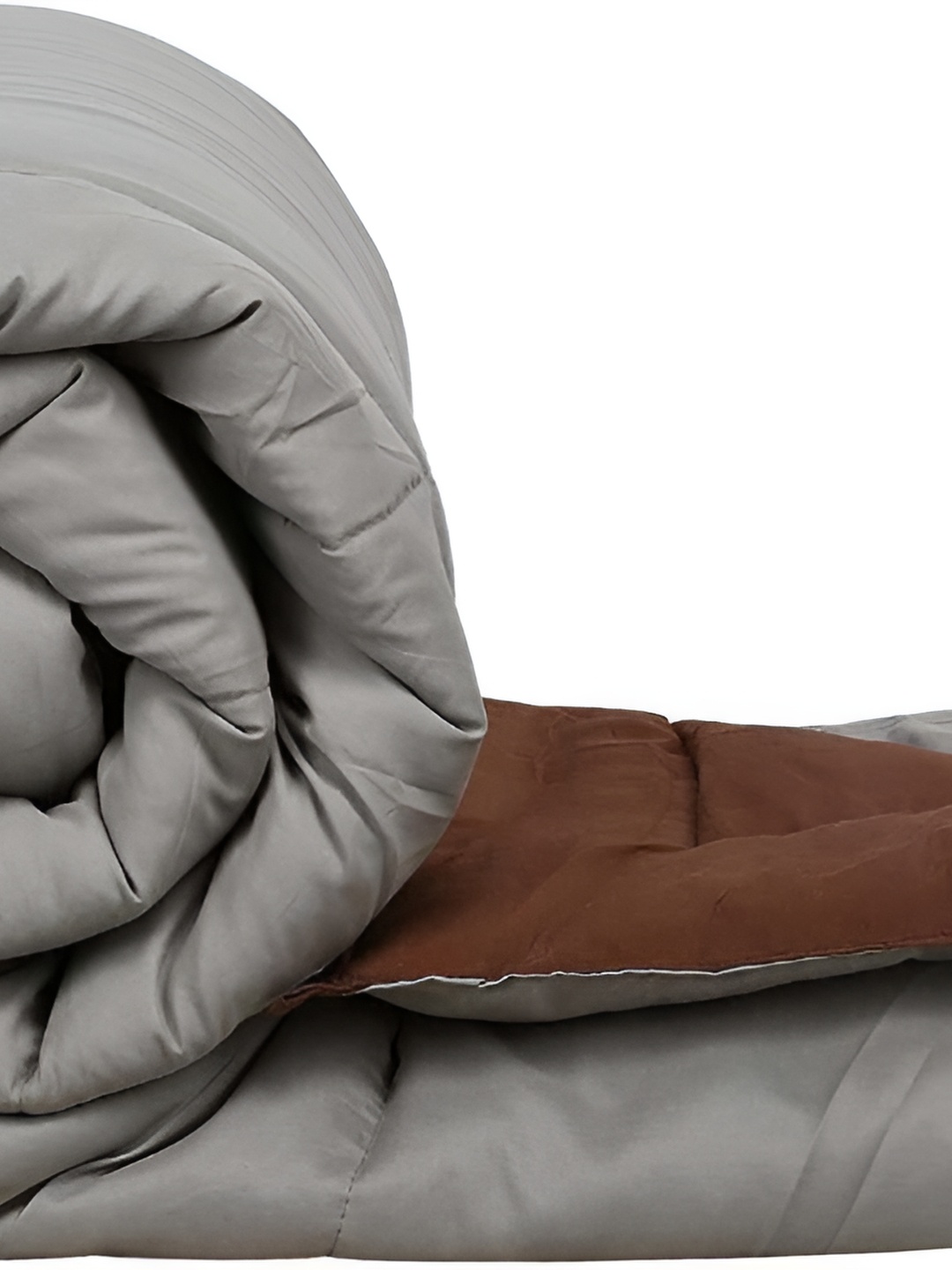 

RF RELAXFEEL Grey & Brown Heavy Winter 233 GSM Single Bed Comforter