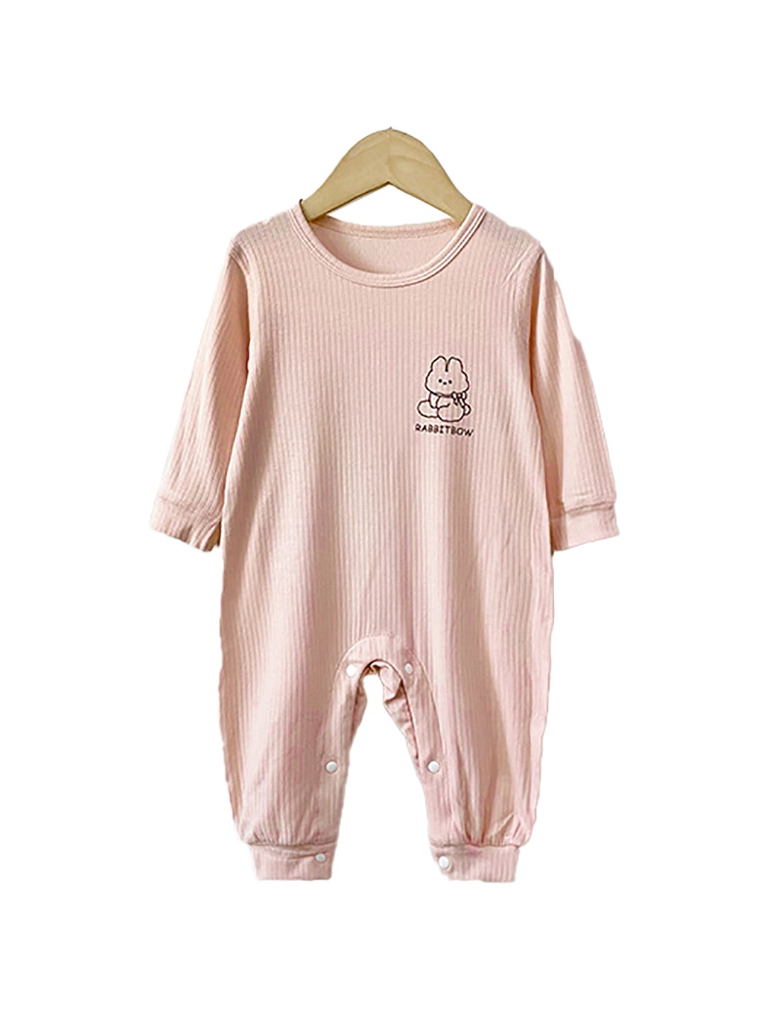 

StyleCast x Revolte Infants Girls Ribbed Rompers, Pink