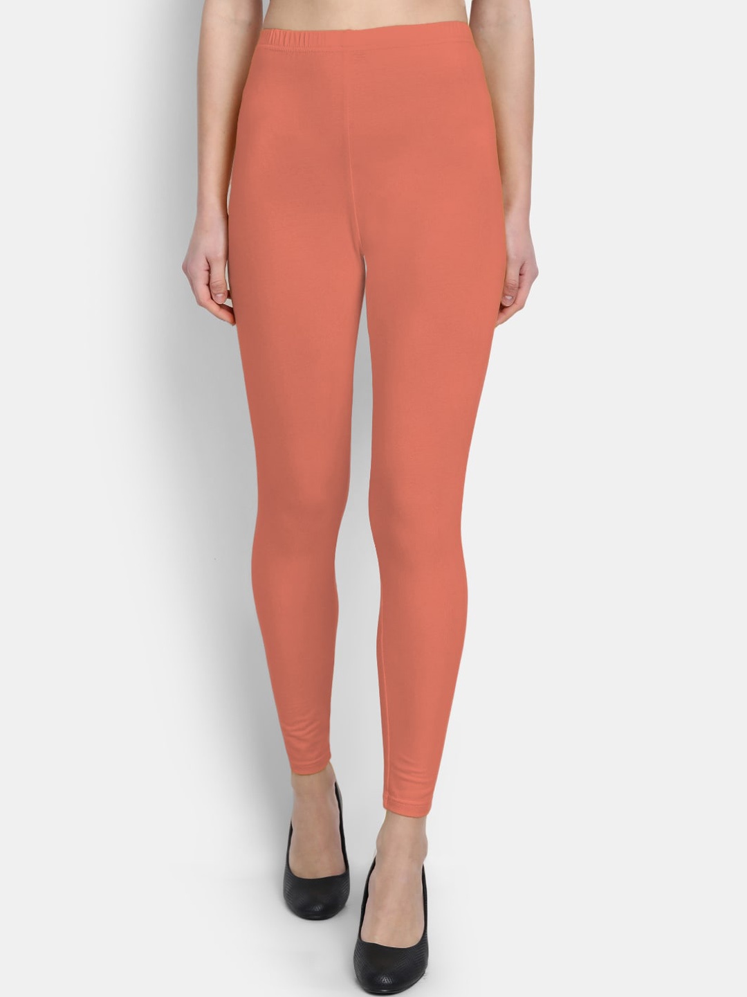 

SUTI Ankle Length Leggings, Peach