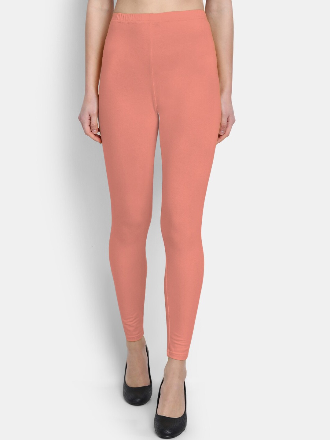 

SUTI Ankle Length Leggings, Orange