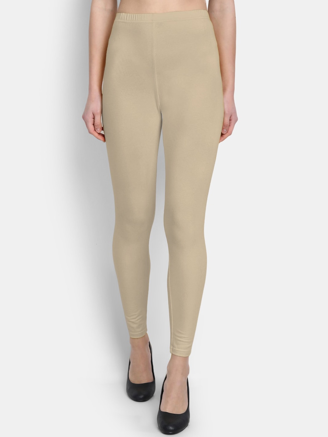 

SUTI Ankle Length Leggings, Beige