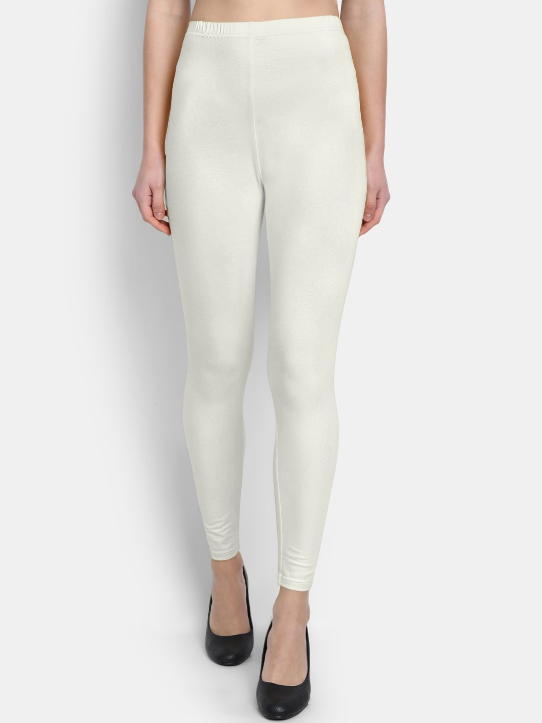 

SUTI Ankle Length Leggings, Cream