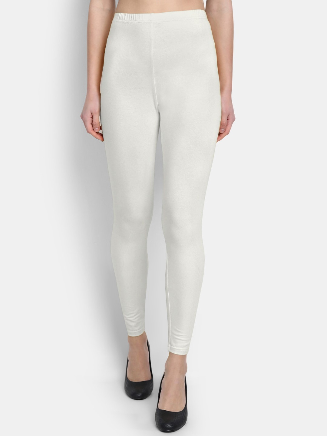 

SUTI Ankle Length Leggings, Off white