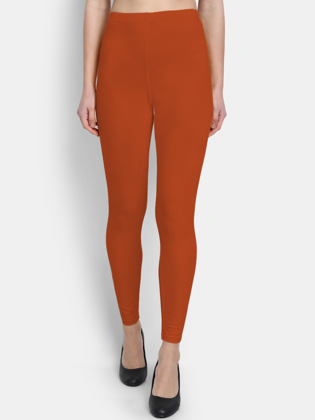 

SUTI Ankle-Length Leggings, Rust