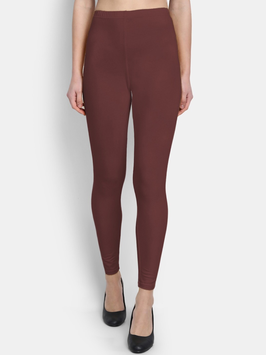 

SUTI Ankle Length Leggings, Maroon