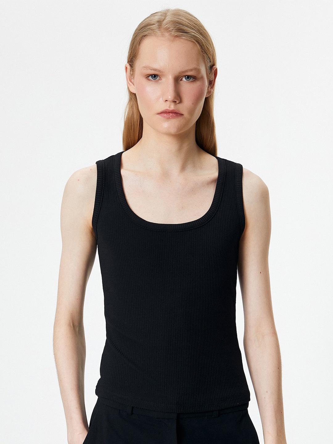 

Koton Sleeveless Tank Top, Black