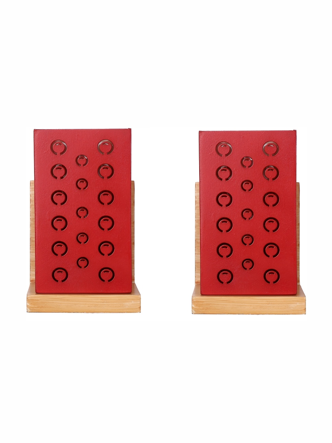 

1ST TIME Red 2 Pieces Textured Glass Traditional Square Shaped Wall Lamps