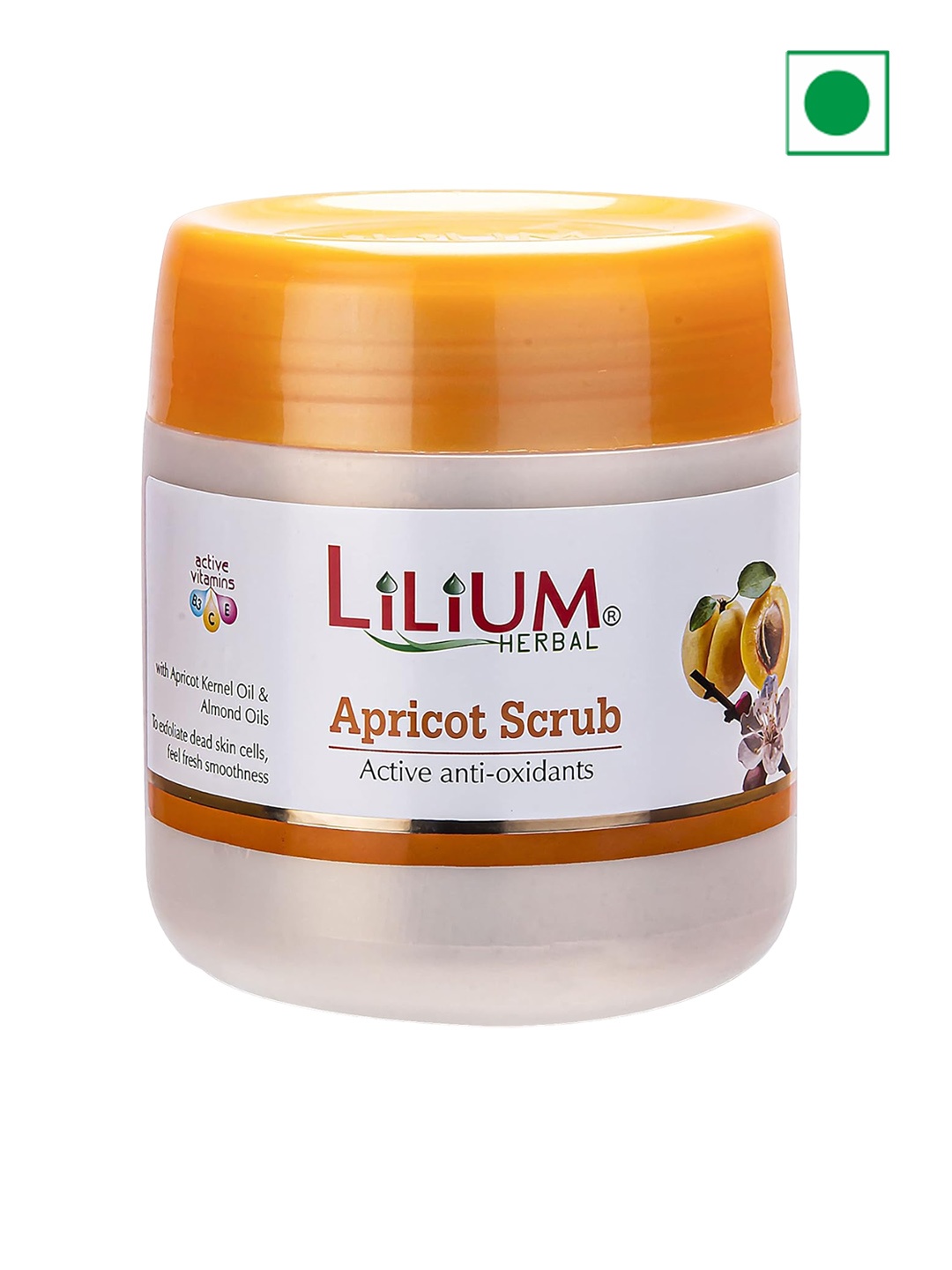 

Lilium Deep Cleansing Apricot Face Scrub with Almond & Wheat Germ - 500 ml, Orange