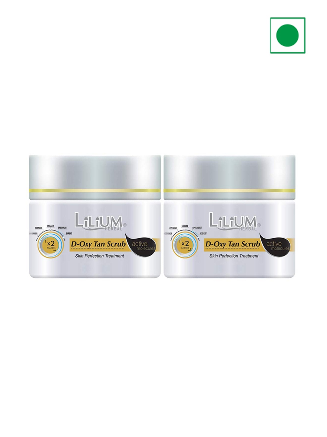 

Lilium Set Of 2 D-Oxy Tan Scrub - 40 ml Each, White