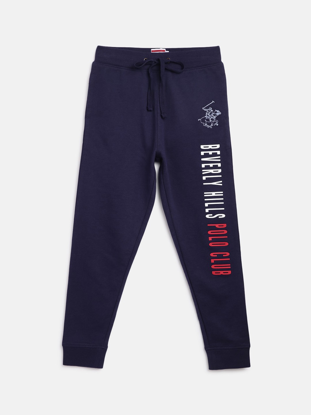 

Beverly Hills Polo Club Boys Printed Cotton Mid Rise Joggers, Blue