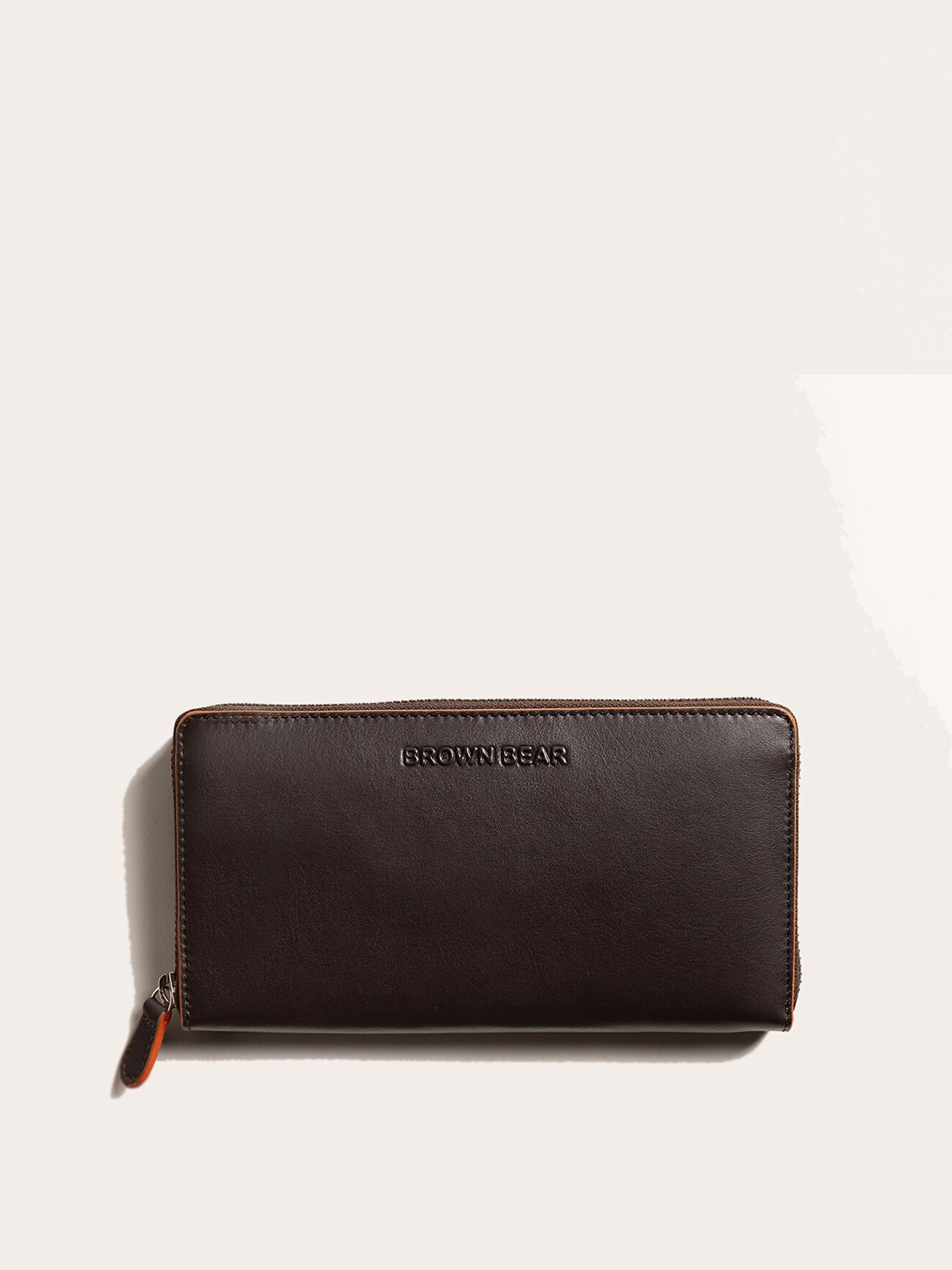 

BROWN BEAR Women Leather Zip Around Wallet