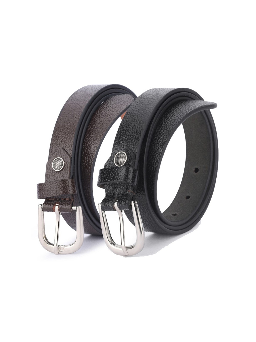 

Kastner Women Set Of 2 Leather Formal Belts, Black