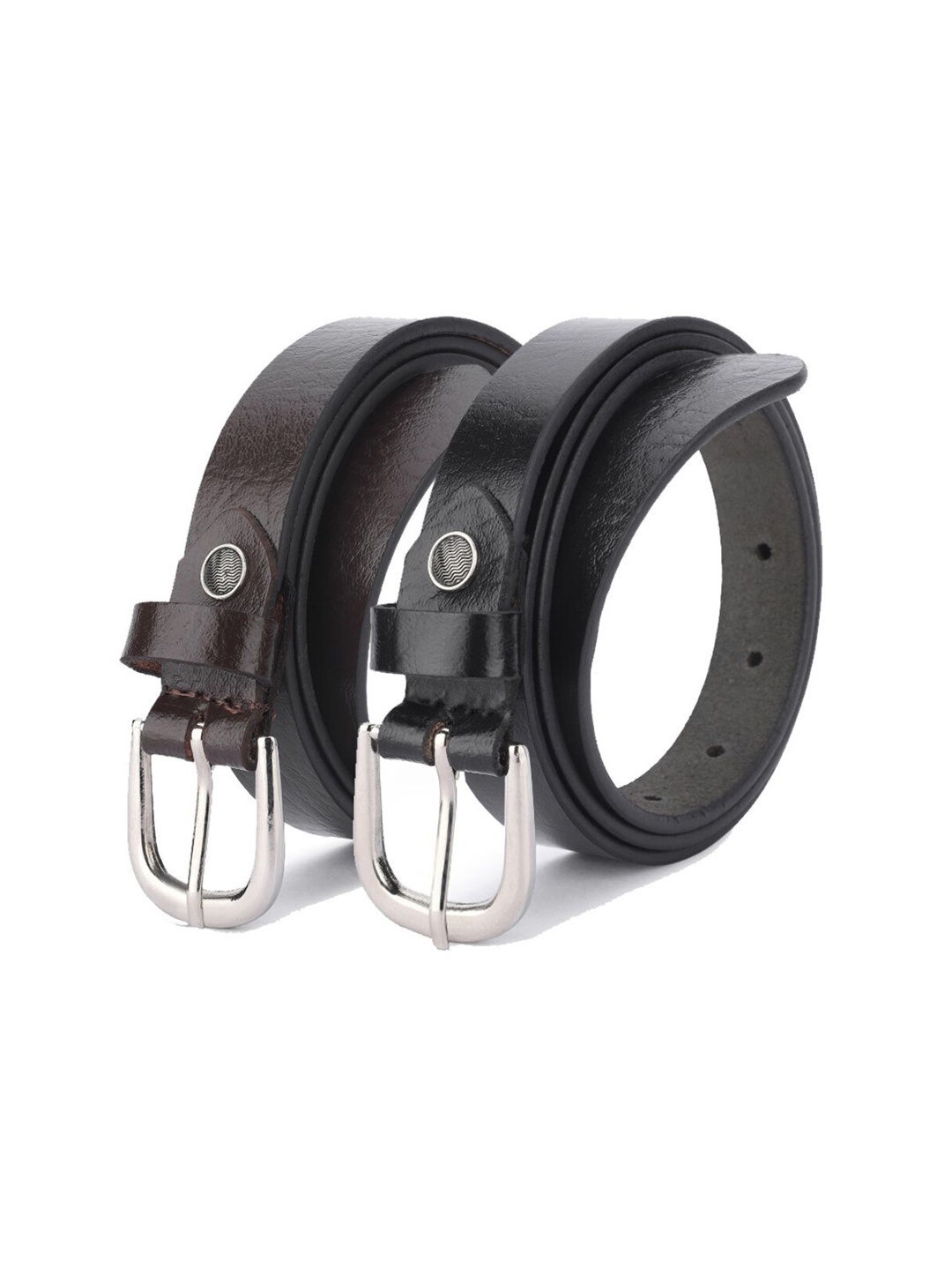 

Kastner Women Set Of 2 Leather Formal Belts, Black