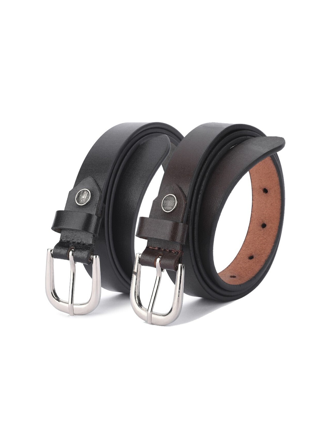 

Kastner Women Set Of 2 Leather Formal Belts, Black