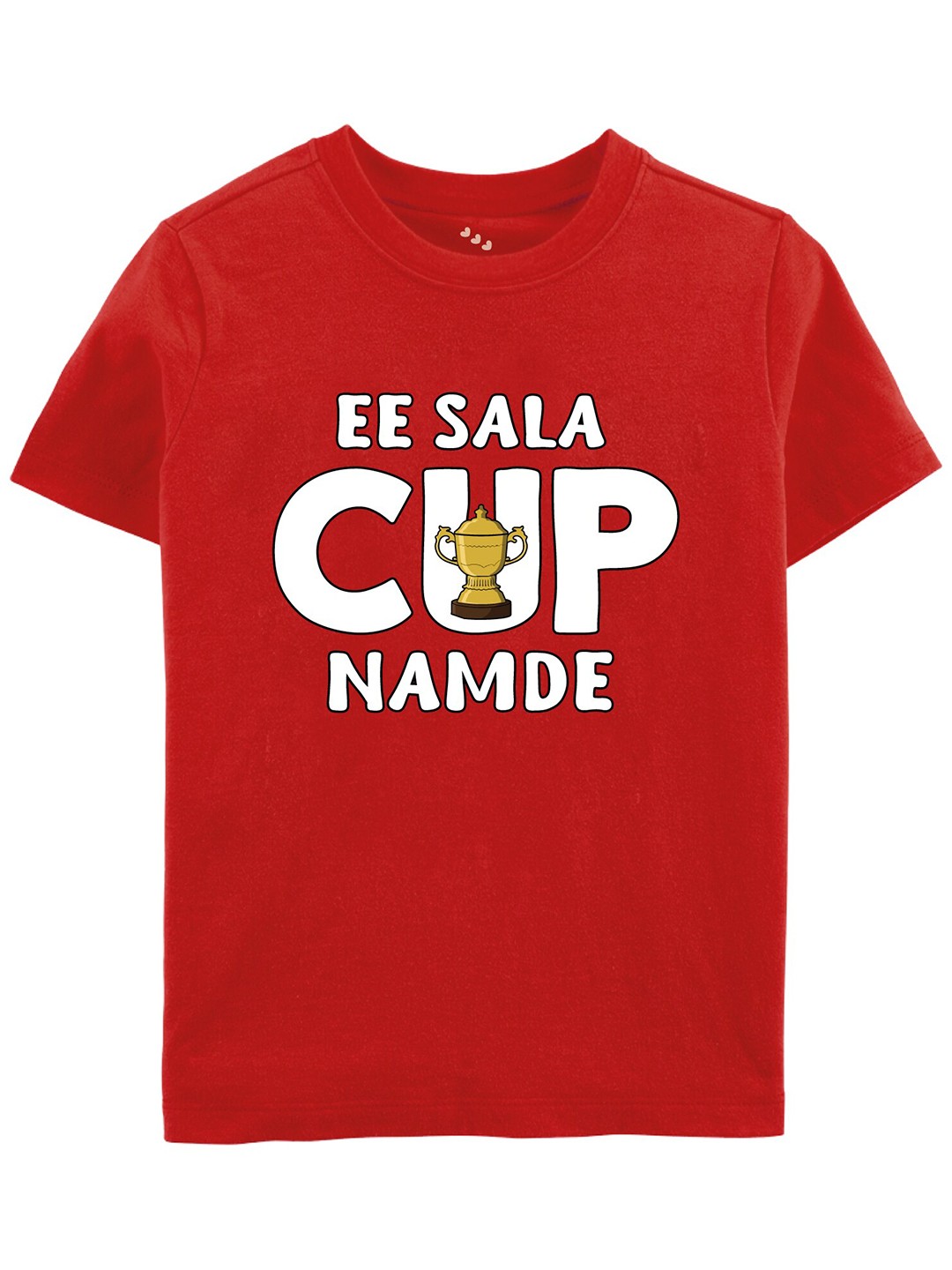 

Zeezeezoo Kids Typography Printed Cotton T-shirt, Red