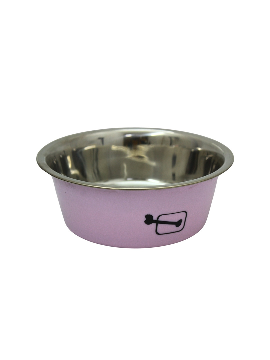 

Emily pets Printed Stainless Steel Pet Bowls, Pink