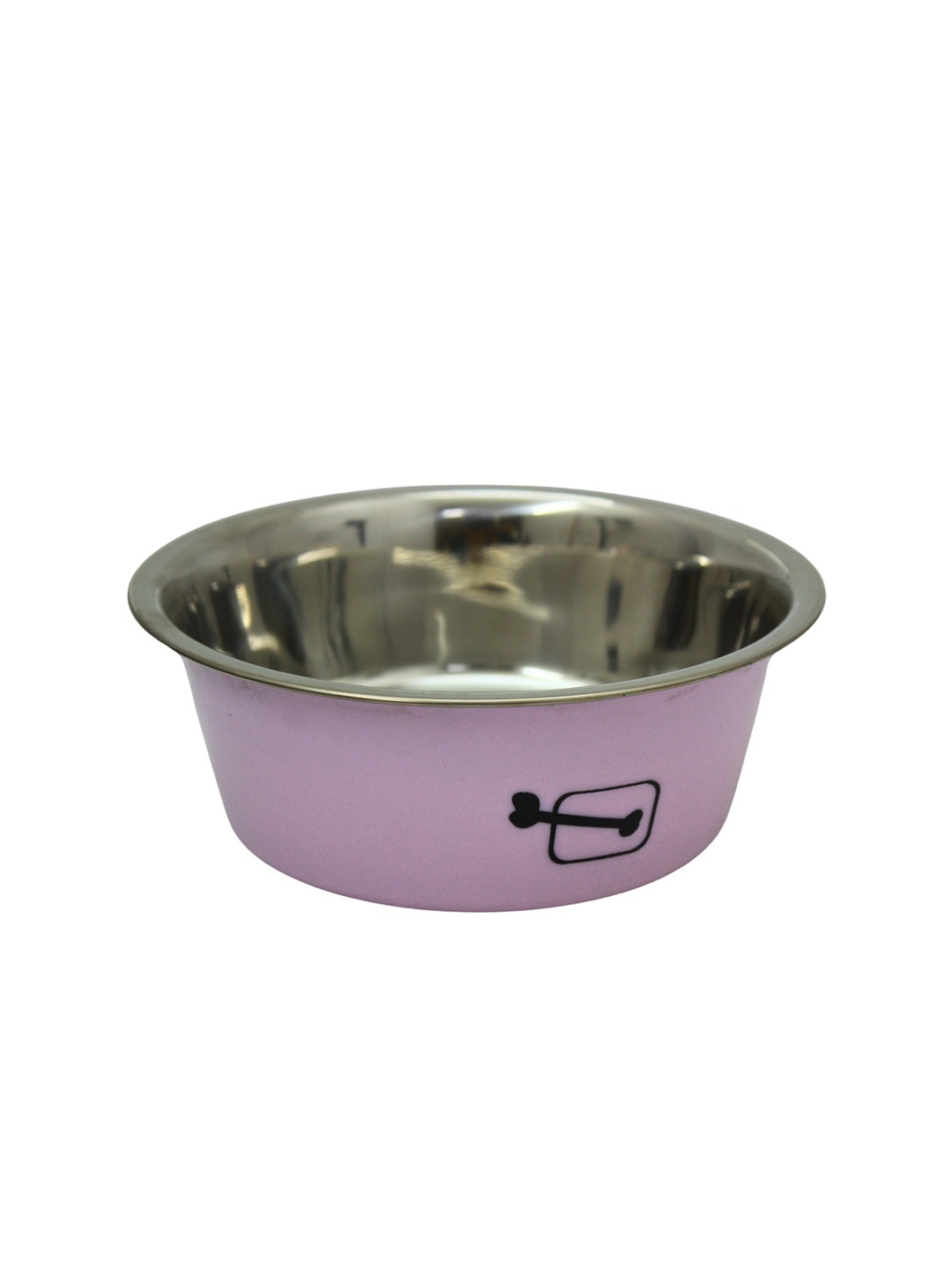 Emily pets Anti Slip Stainless Steel Dog Food Bowls, Pink