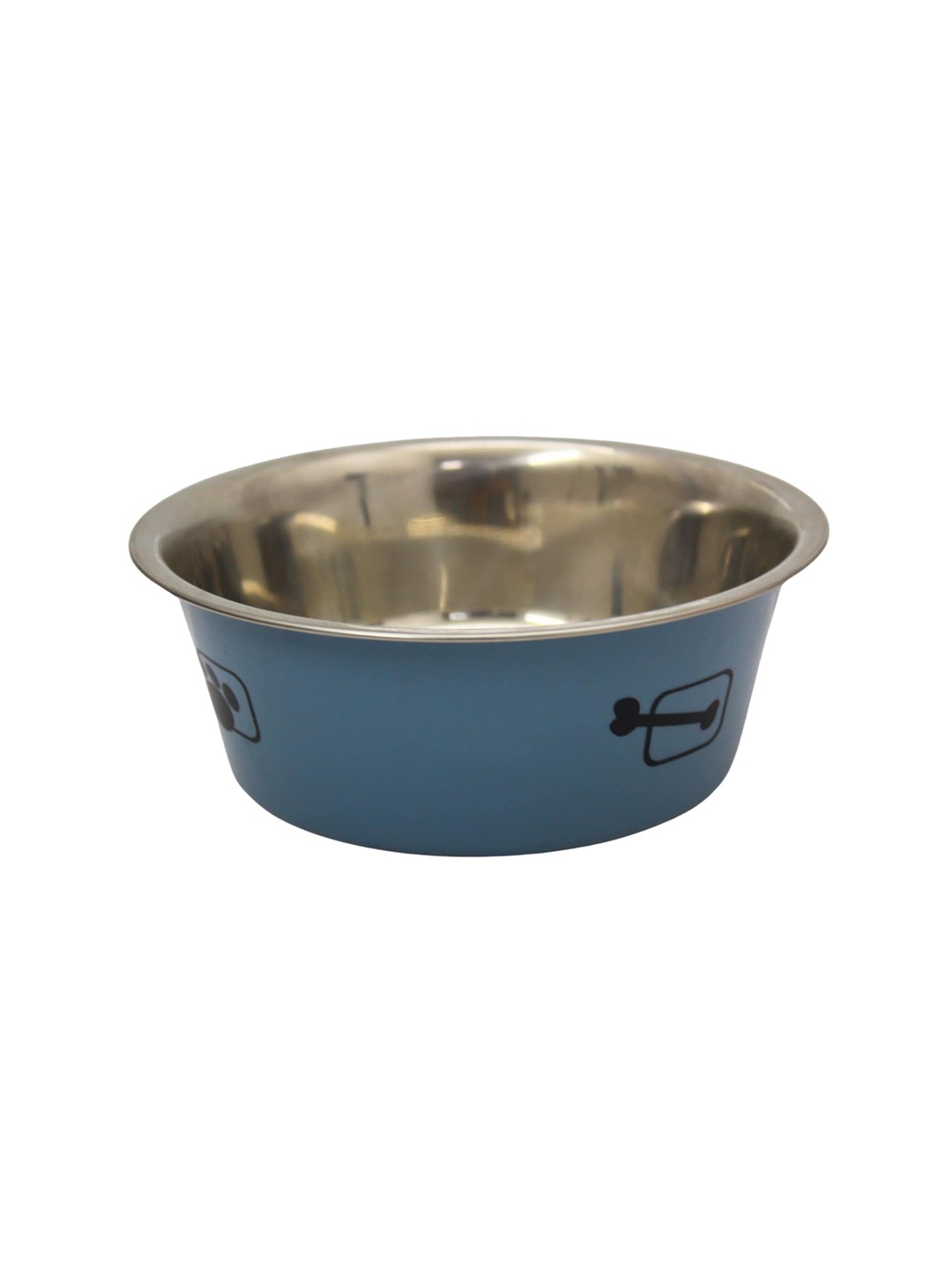 

Emily pets Printed Stainless Steel Pet Bowls, Grey