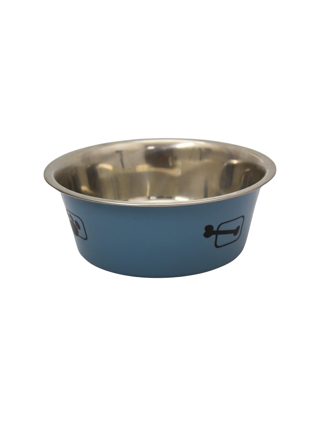 

Emily pets Anti-Slip Stainless Steel Food Pet Bowl, Grey
