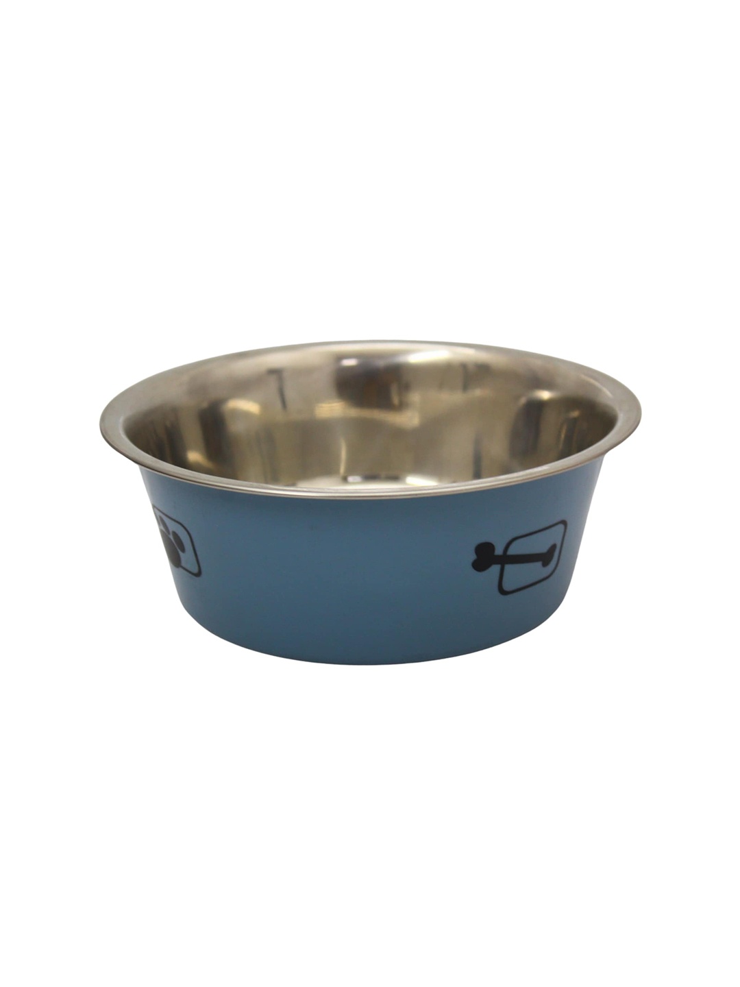 

Emily pets Printed Stainless Steel Pet Bowls, Grey