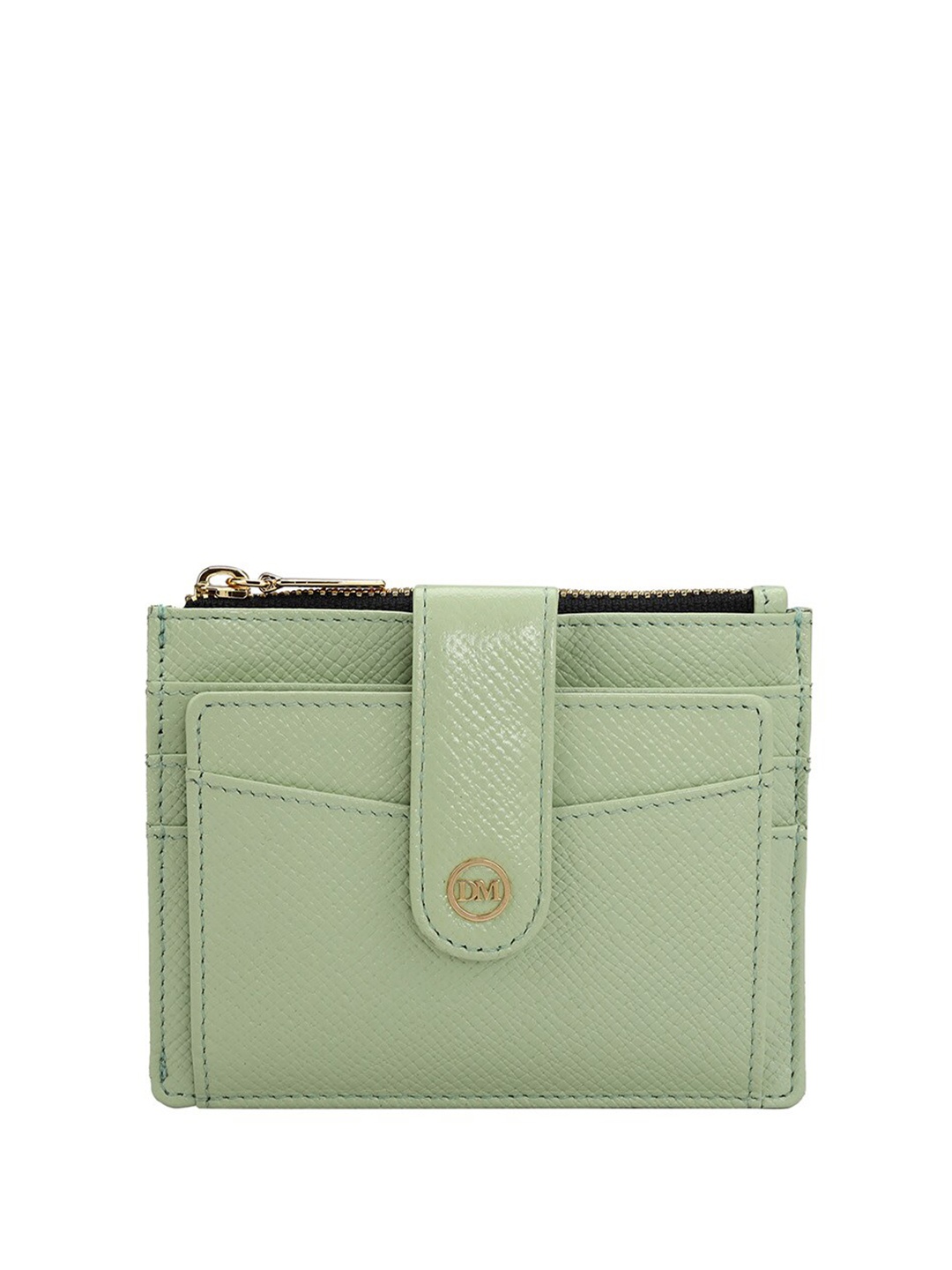 

Da Milano Men Leather Card Holder, Green
