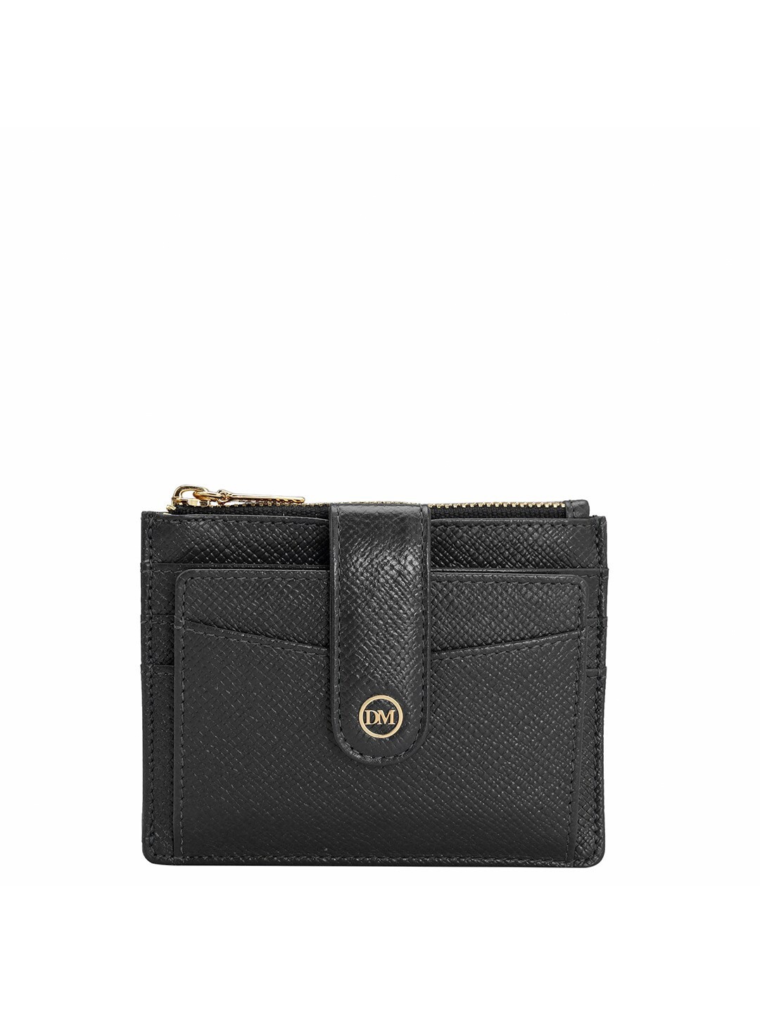 

Da Milano Men Leather Card Holder, Black