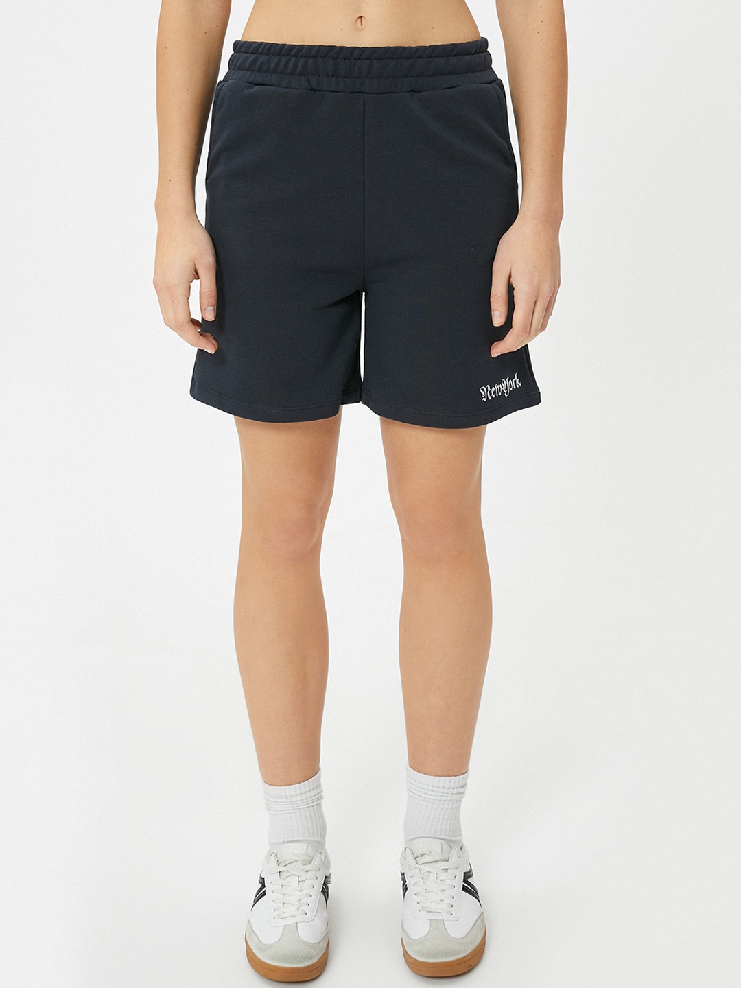 

Koton Women Mid Rise Shorts, Grey