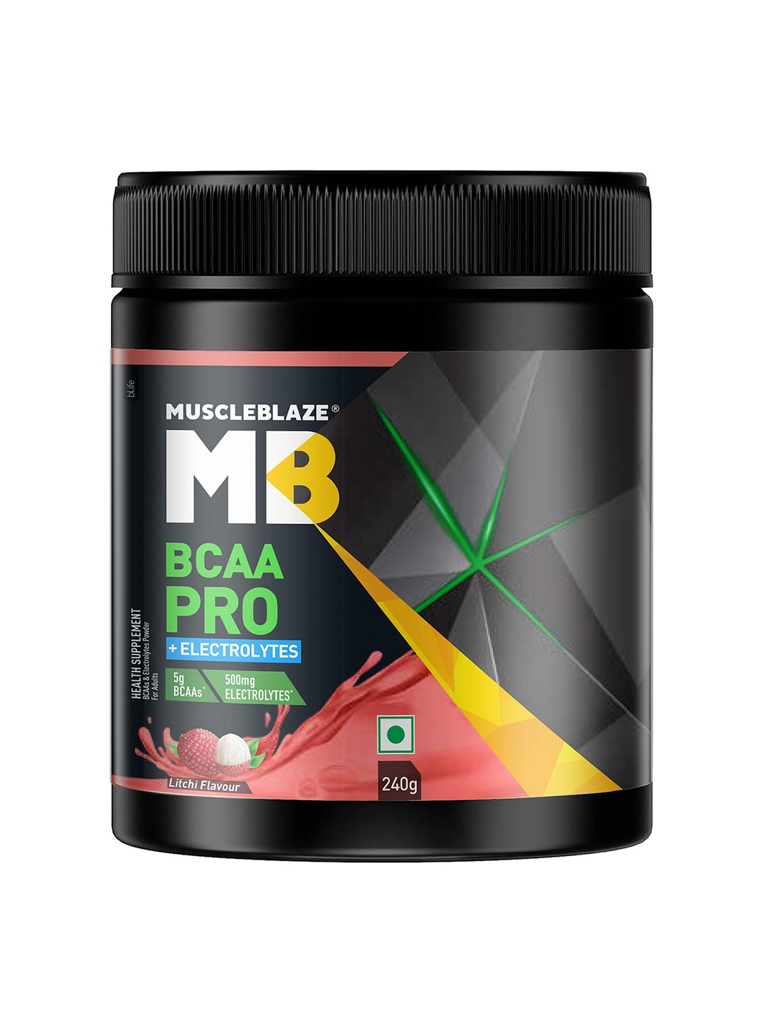 

MuscleBlaze BCAA Pro Powerful Intra Workout -240 g, Black