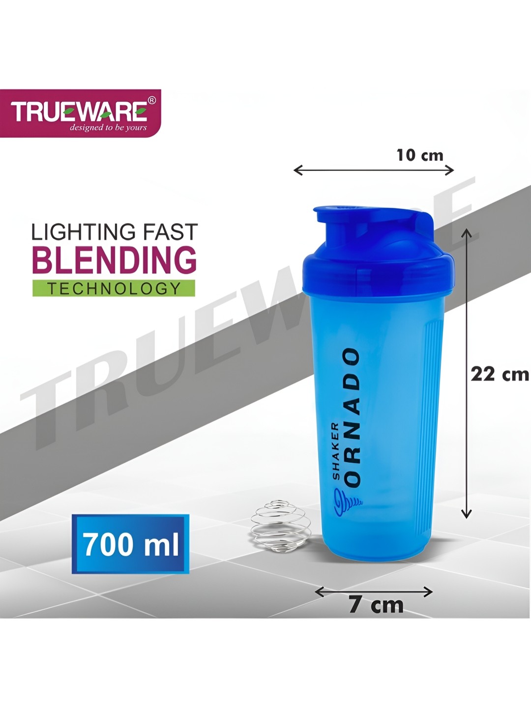 

Trueware Blue Single Plastic Water Bottle