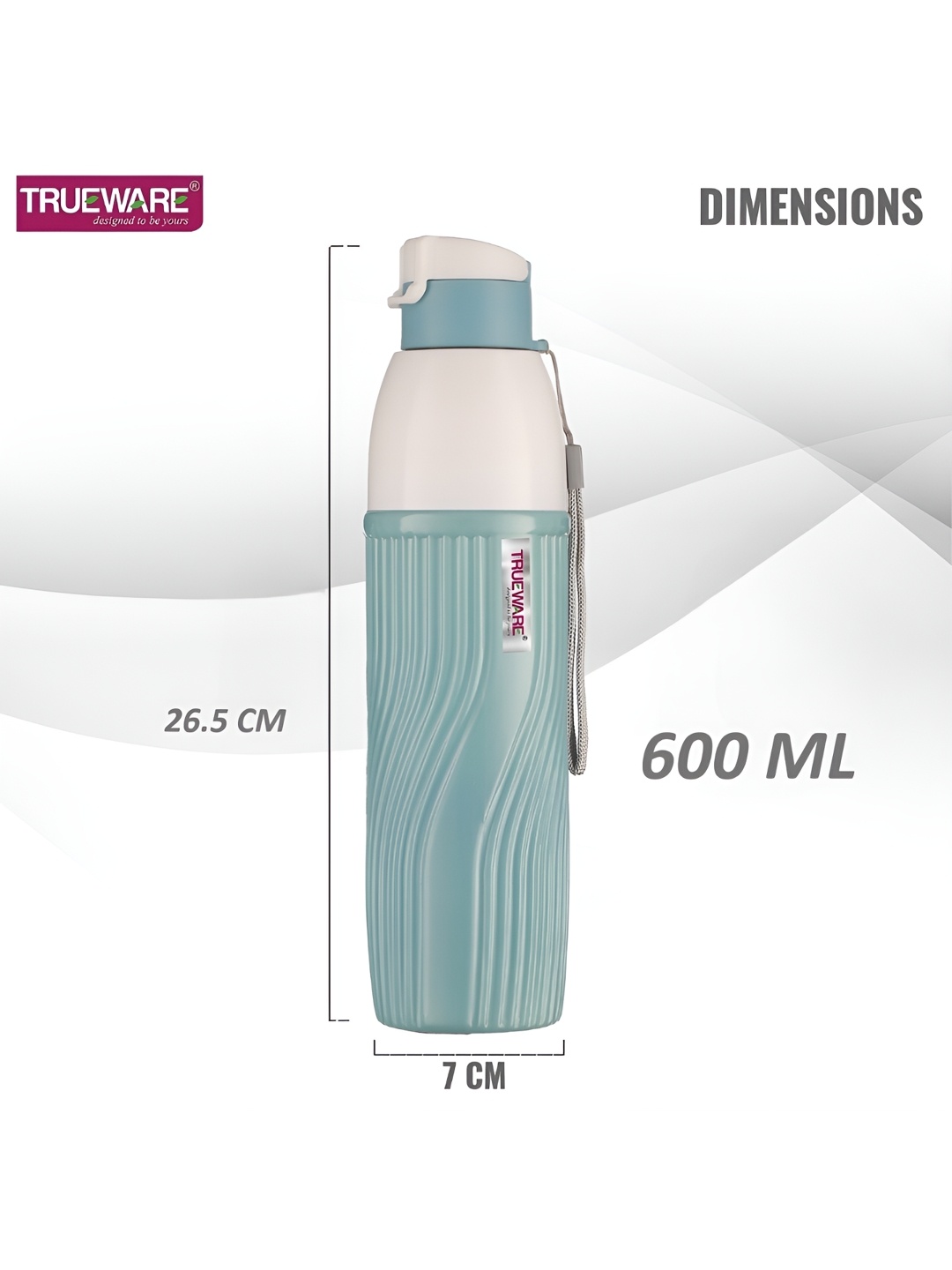 

Trueware Blue Water Bottle 600 ML