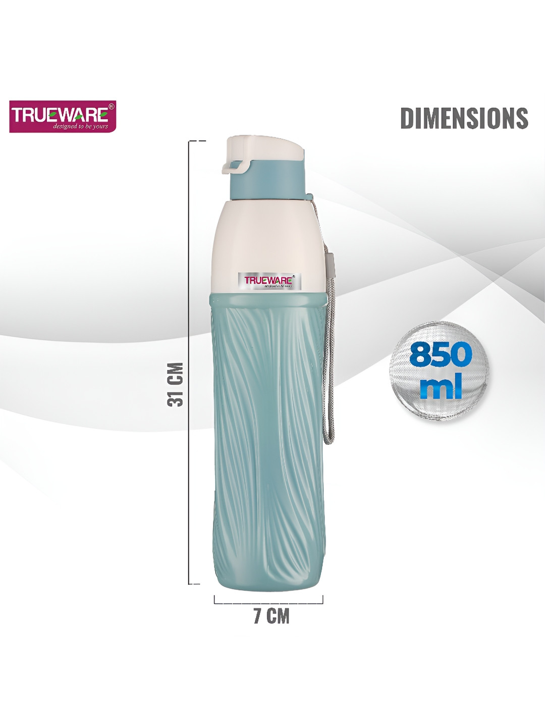 

Trueware Blue Water Bottle 850 ML