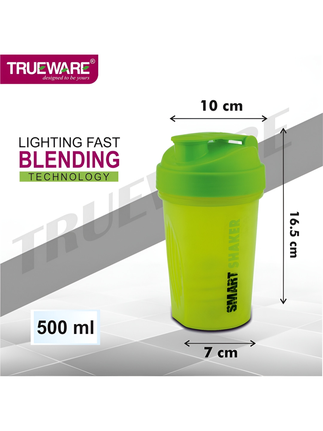 

Trueware Green Single Plastic Water Bottle
