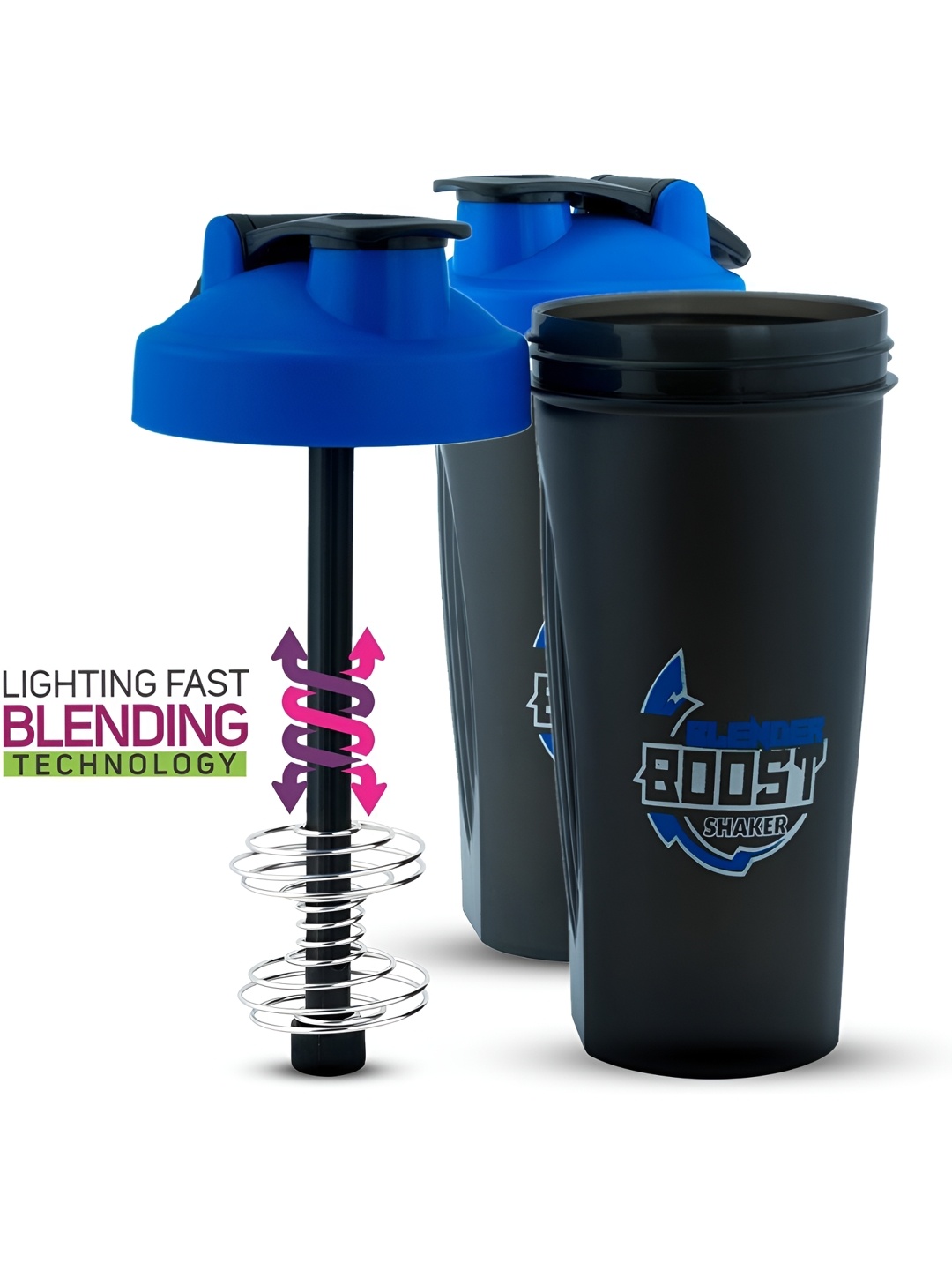 

Trueware Blue 2 Pieces Plastic Shakers 700 ml Each