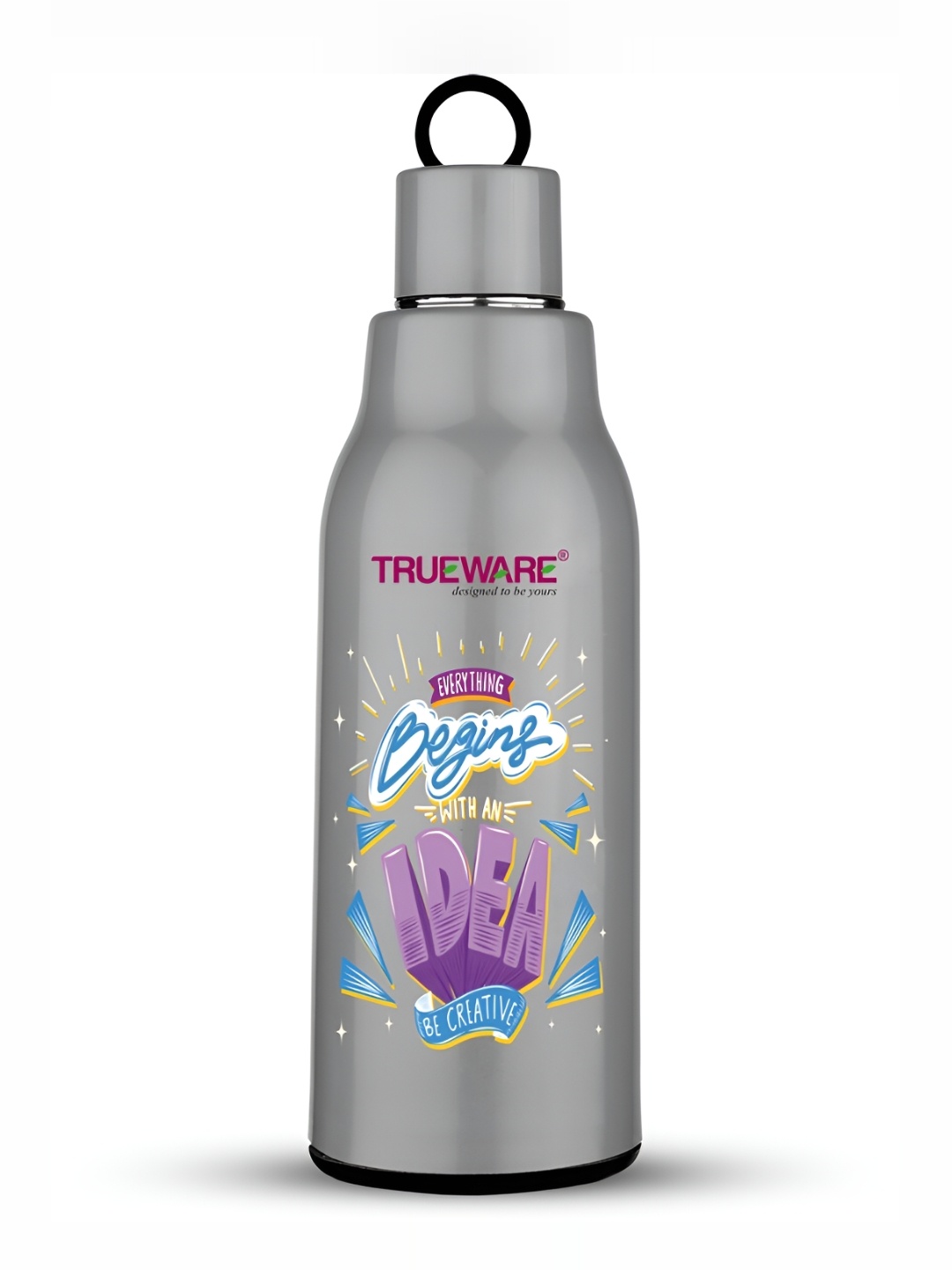 

Trueware Grey Stainless Steel Water Bottle 680 ml